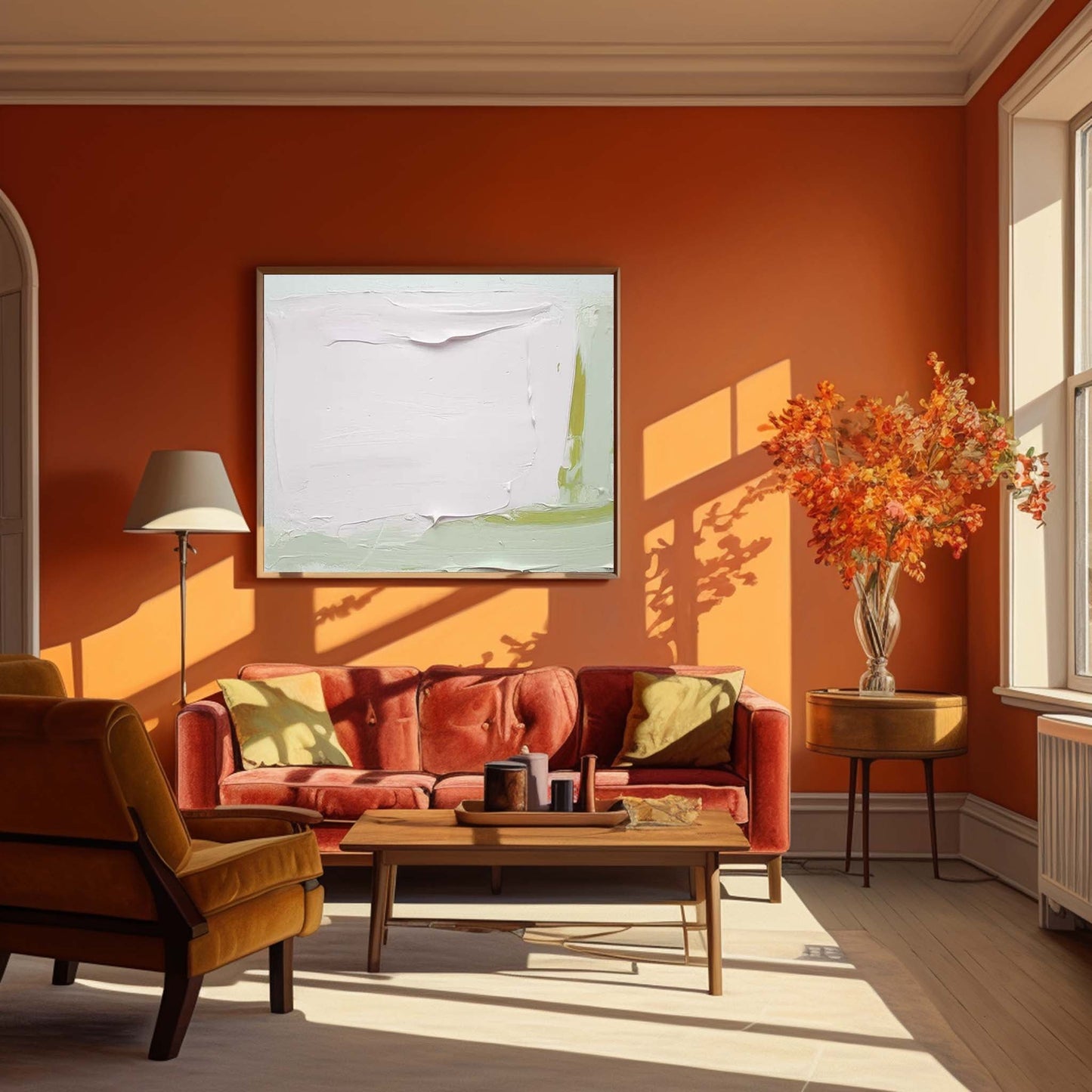 Serene Texture - Heavy Impasto Minimalist White Art Painting