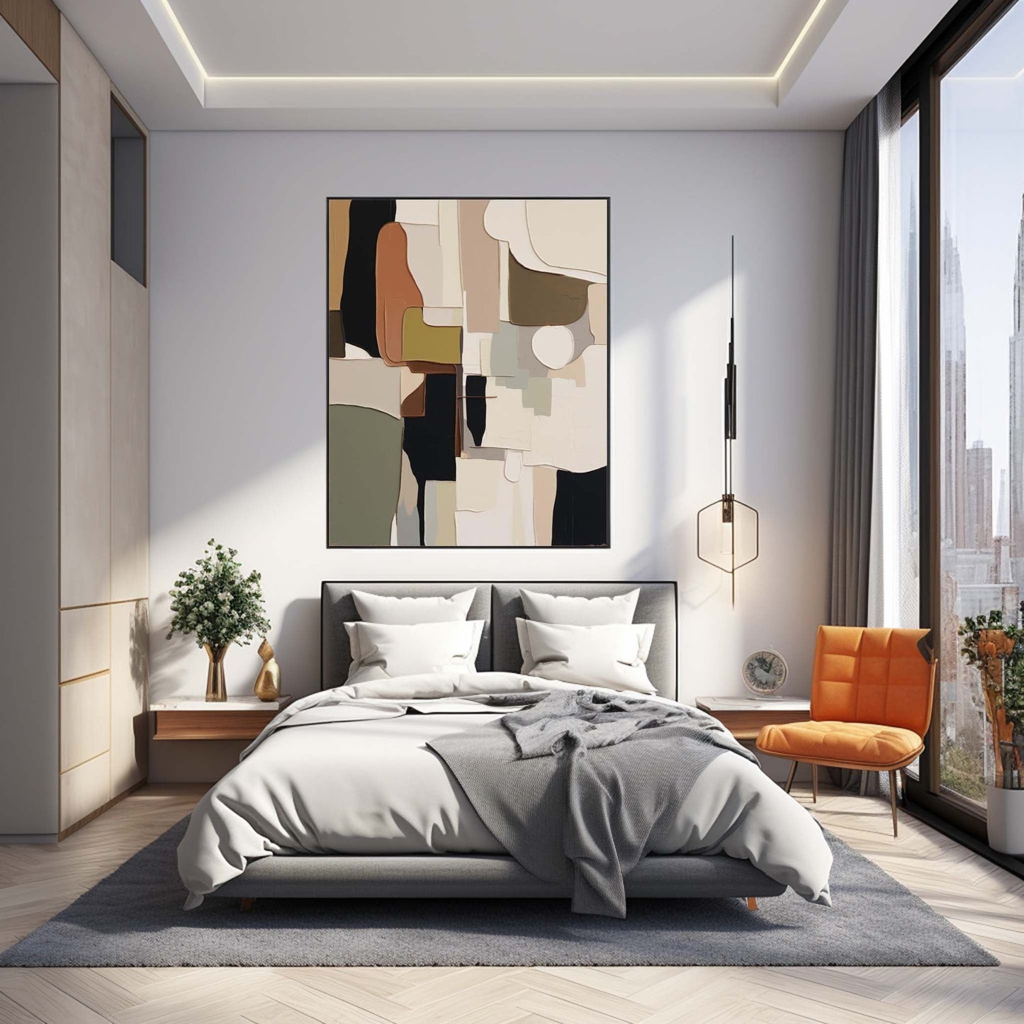 Earthscape Forms - Organic Modern Textured Abstract Art in Neutrals