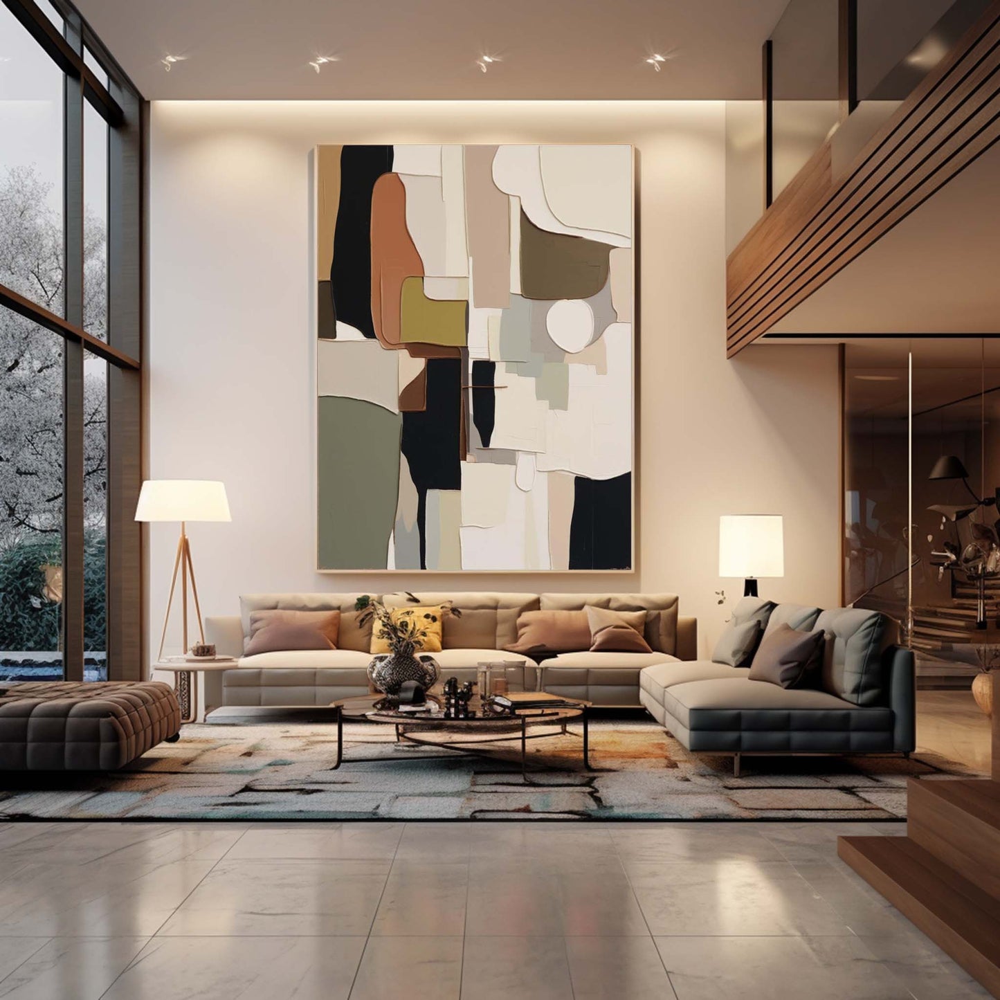 Earthscape Forms - Organic Modern Textured Abstract Art in Neutrals