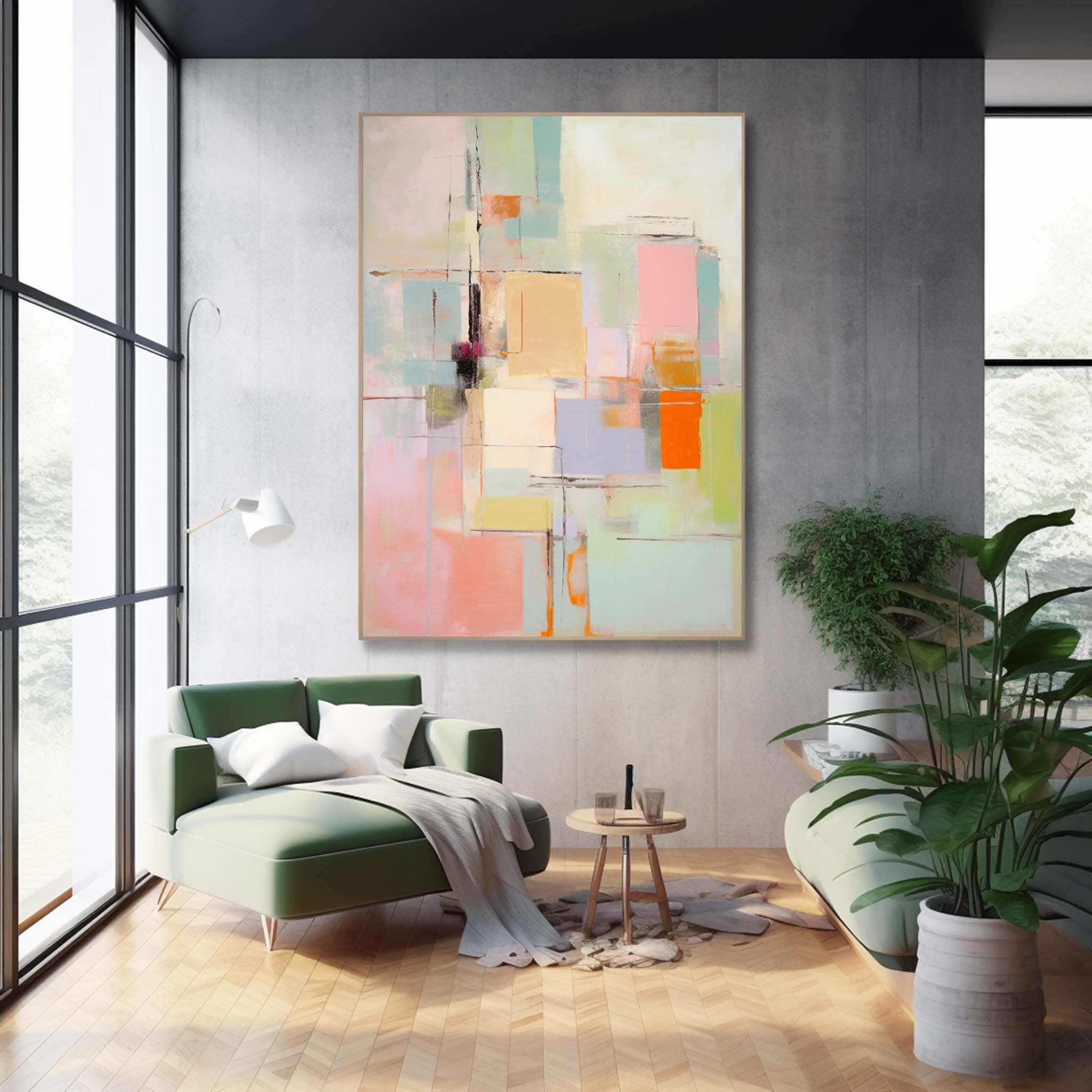 Abstract Canvas Art #AB356