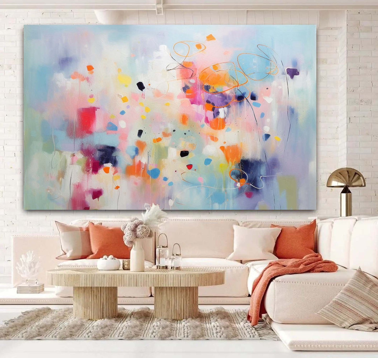 Joyful Celebration - Uplifting Original Abstract Painting