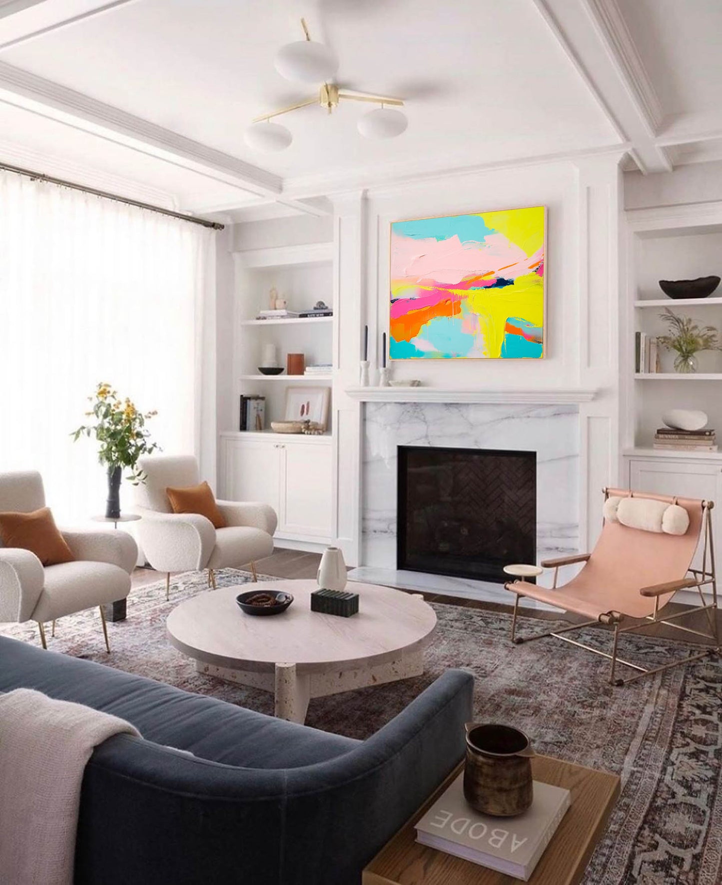 Summer Joy - Happy and Bright Abstract Colorful Painting