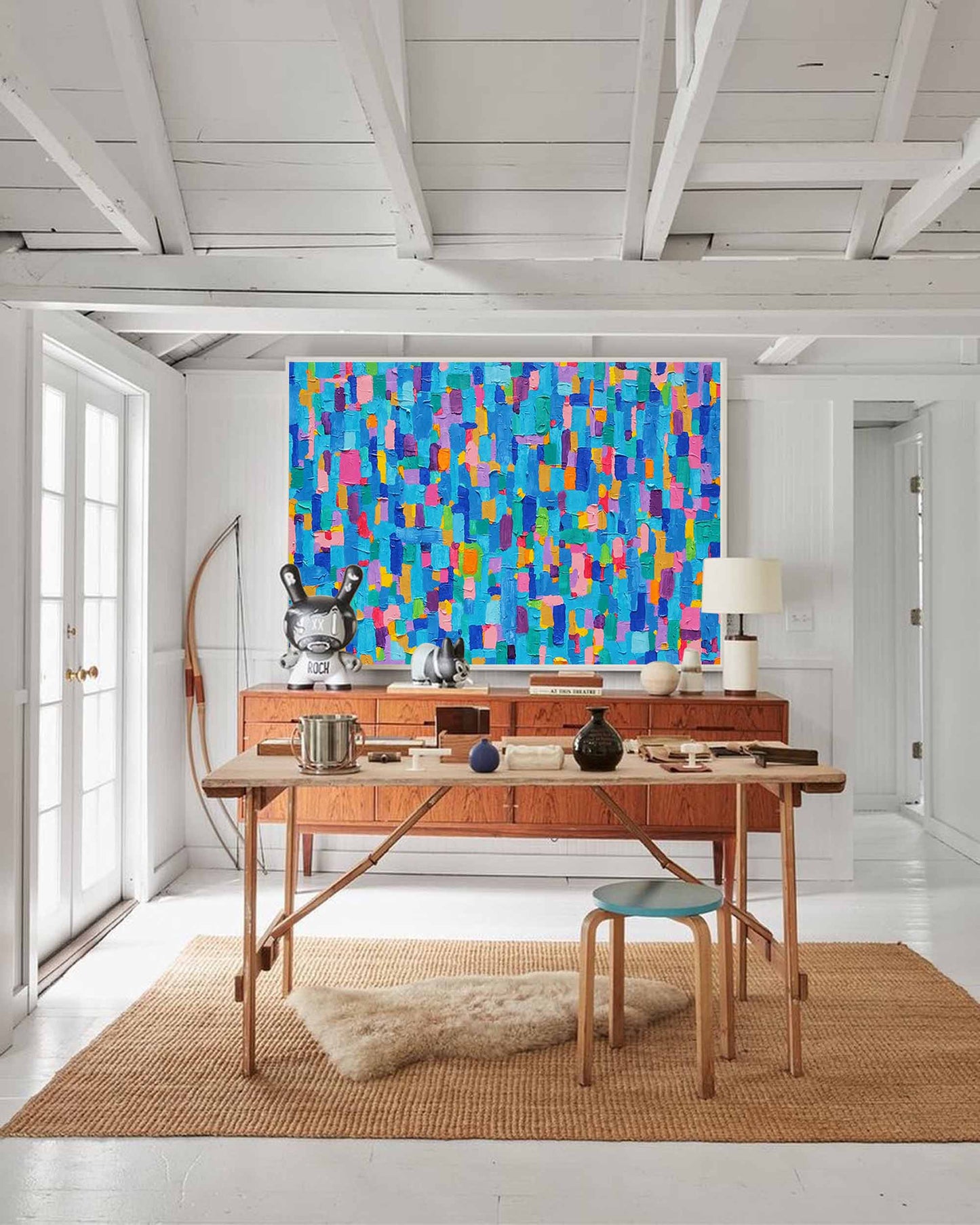Digital Confetti - Colorful Abstract Vibrant Wall Art