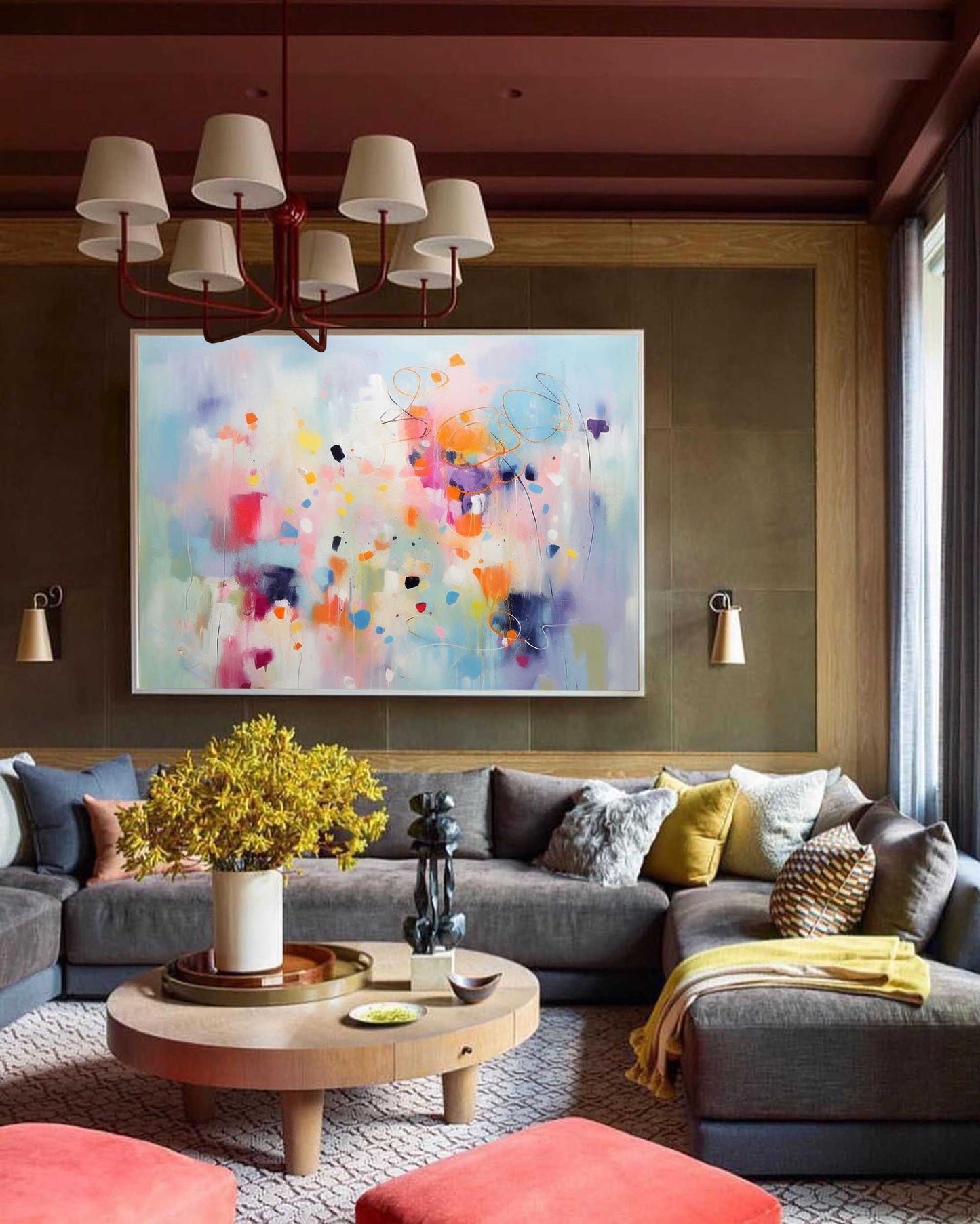 Joyful Celebration - Uplifting Original Abstract Painting