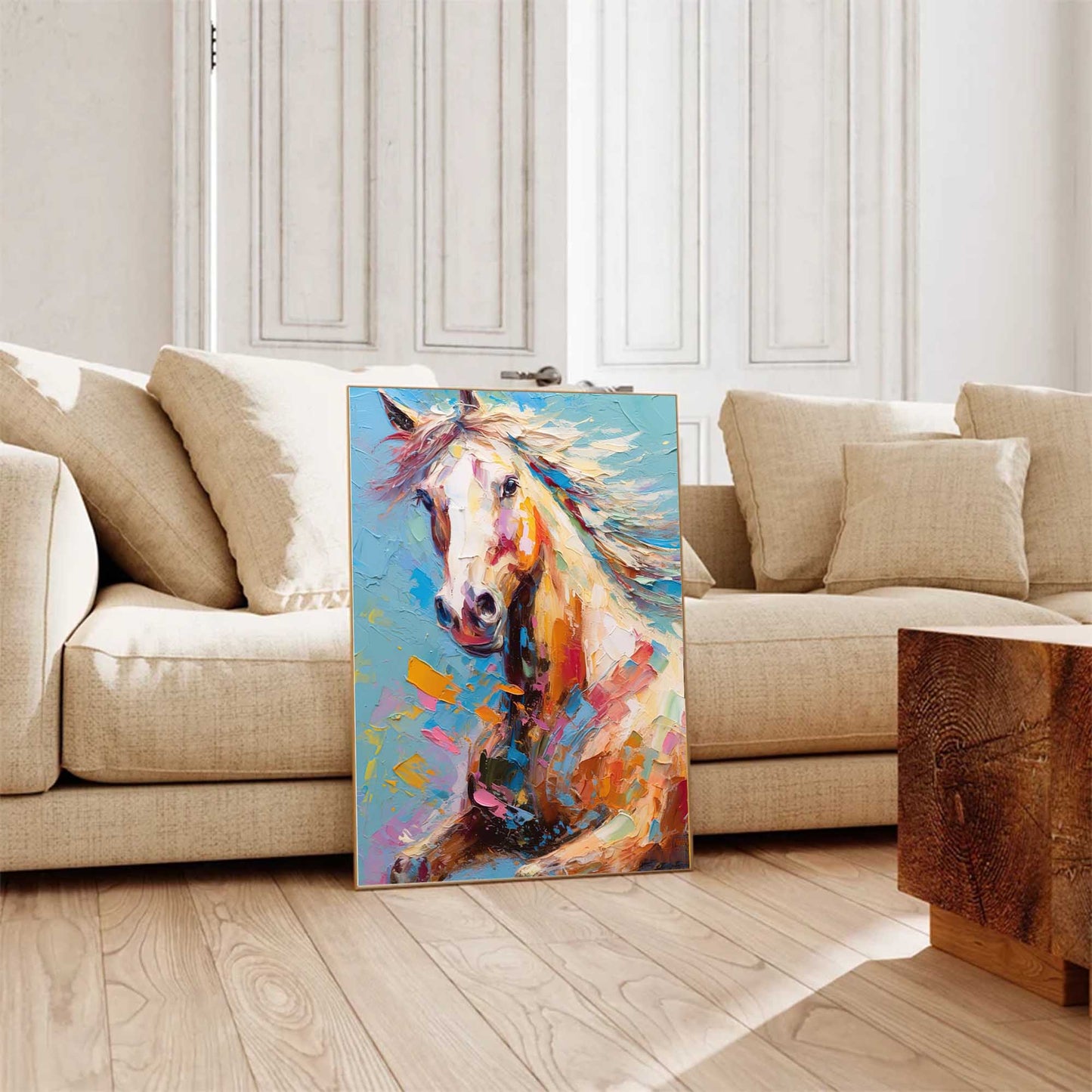 Majestic Spirit - Colorful Animal Art Horse Artwork Canvas