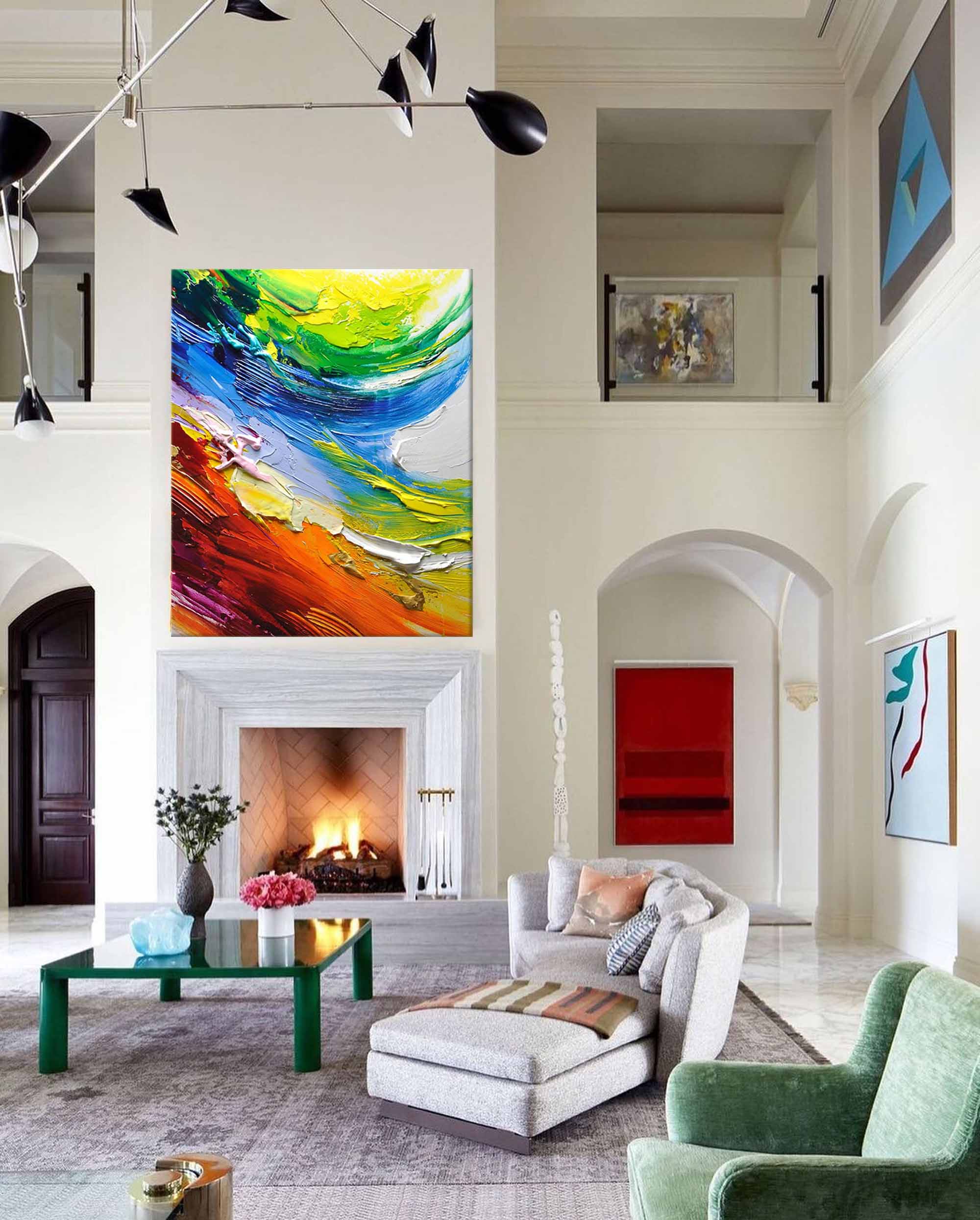 Abstract Canvas Art #AB025