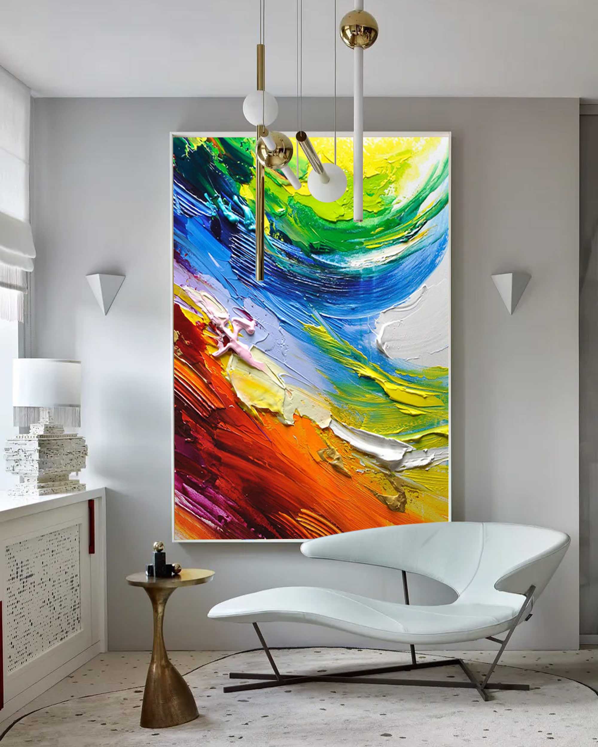 Abstract Canvas Art #AB025