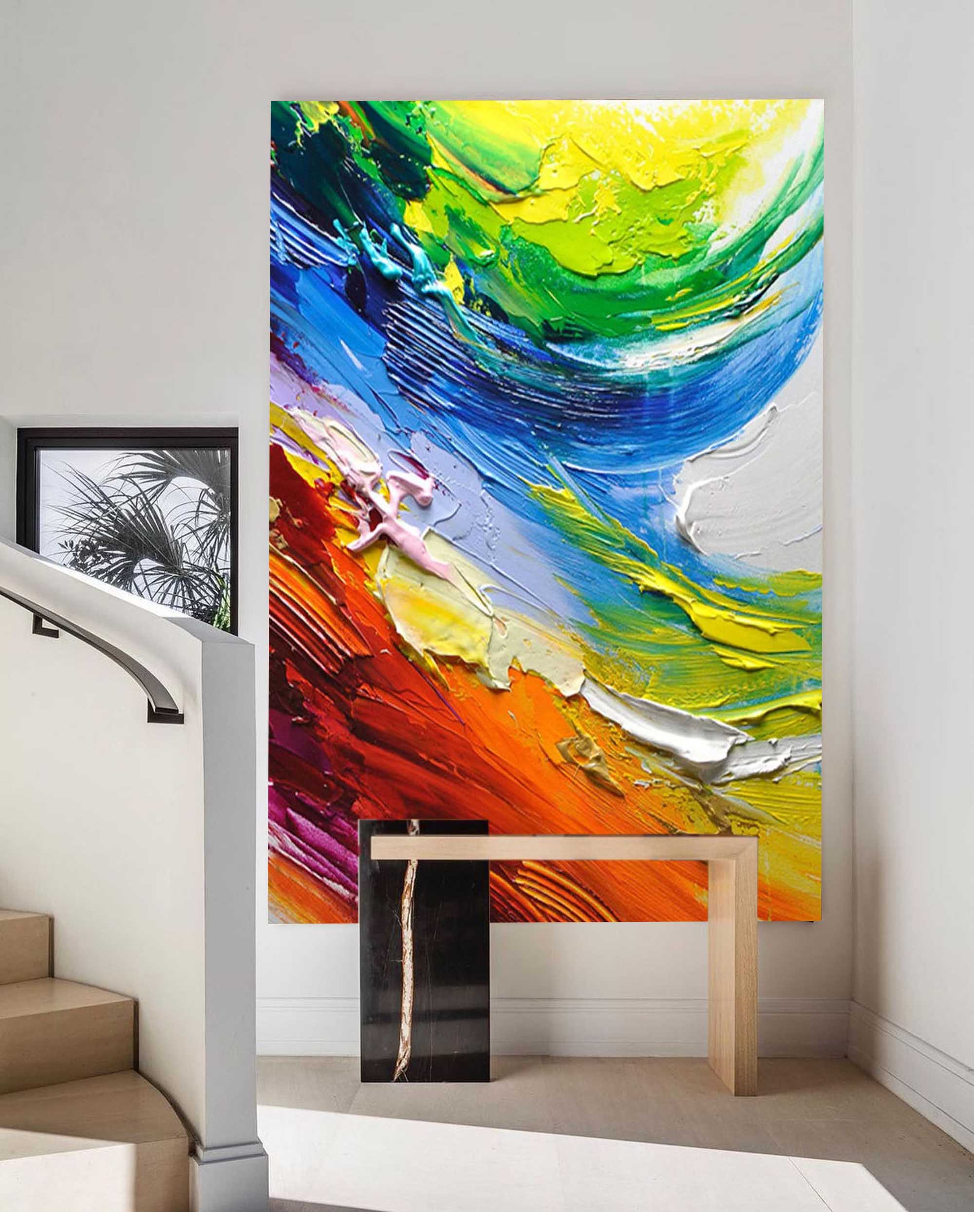 Abstract Canvas Art #AB025
