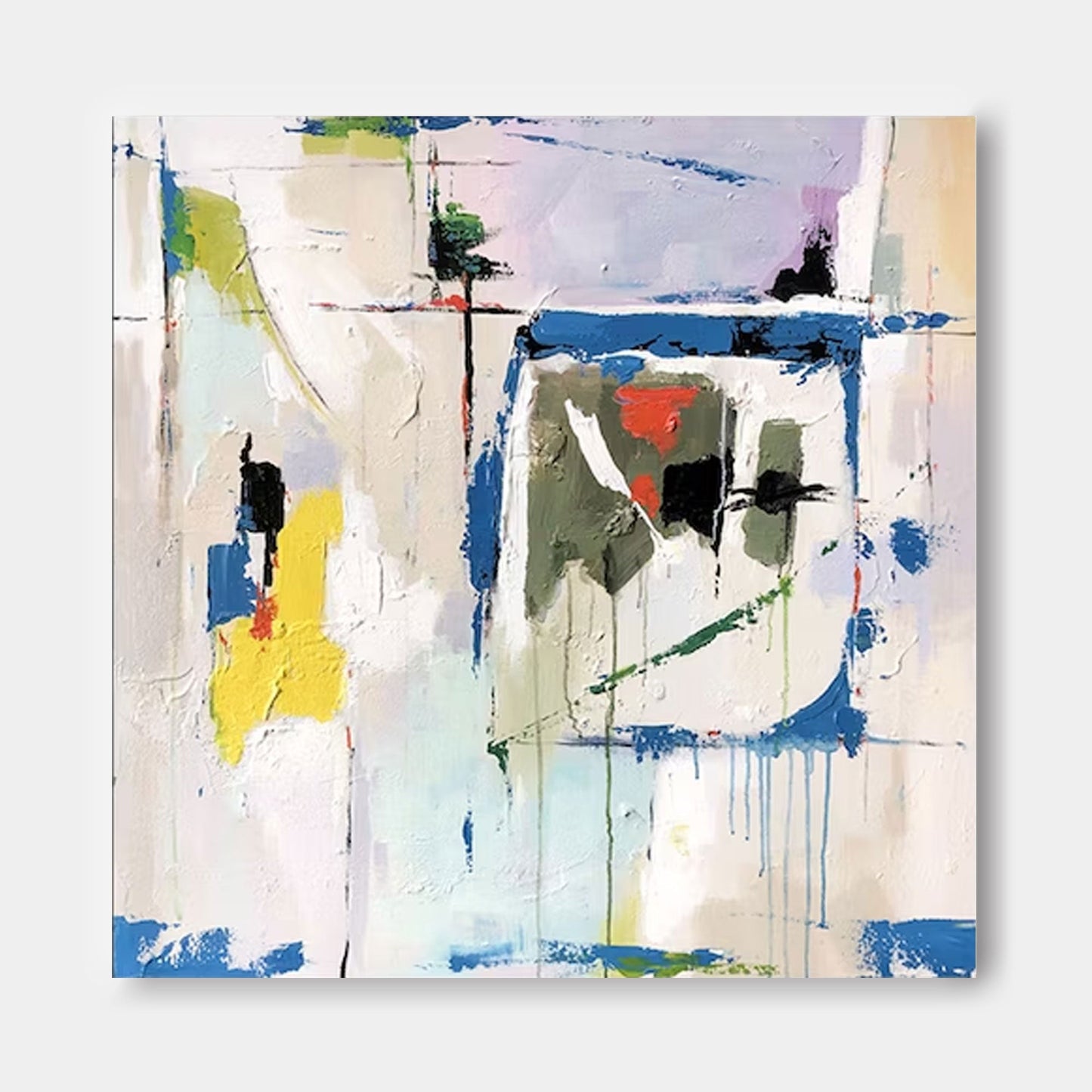 Structural Balance - Modern Painting Wall Art Abstract Canvas