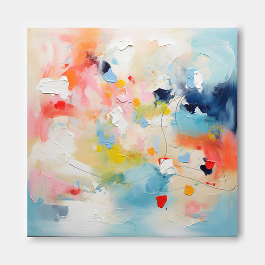Joyful Energy - Cool Wall Art, Contemporary Abstract Expressionism Painting