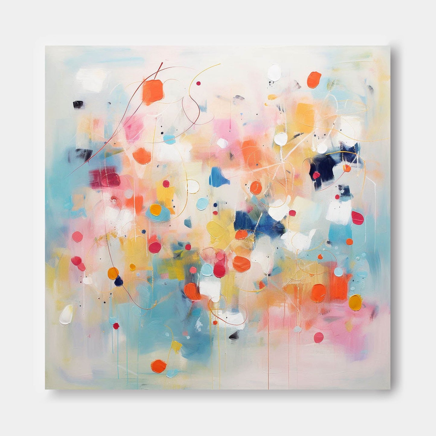 Joyful Confetti - Colorful Contemporary & Modern Abstract Paintings