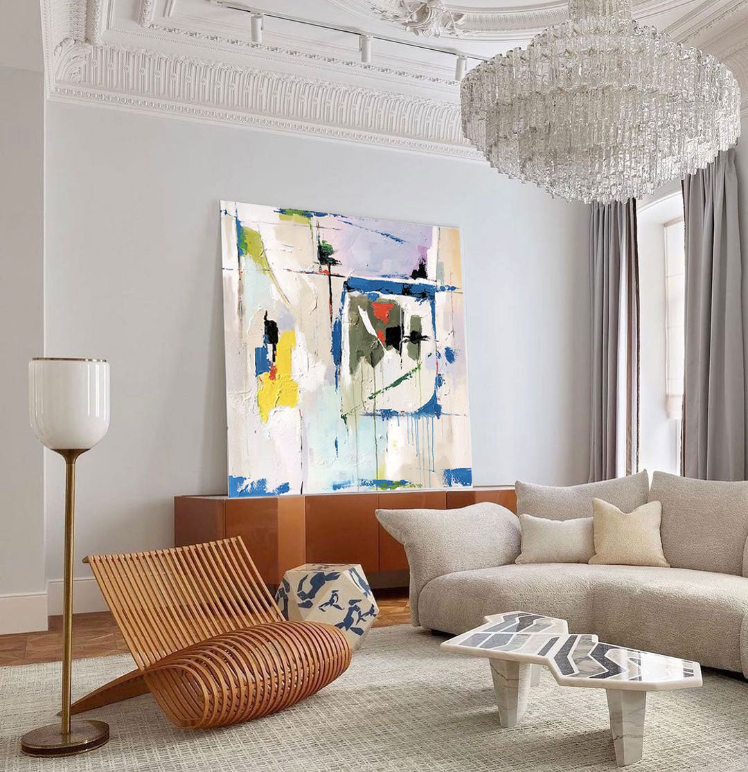 Structural Balance - Modern Painting Wall Art Abstract Canvas