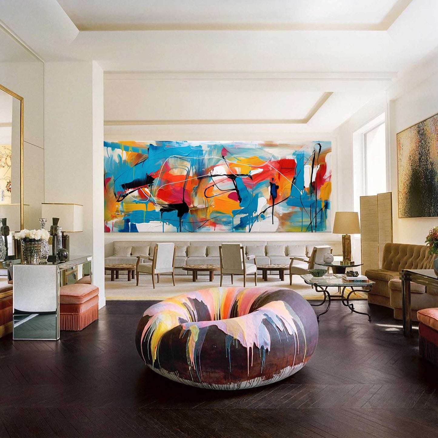 Urban Chaos - Large Abstract Expressionism Painting