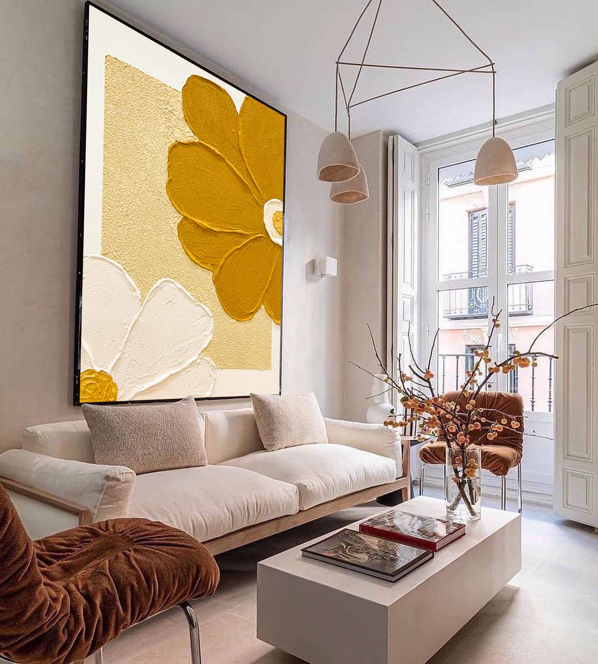 Flower Canvas Art #FL004