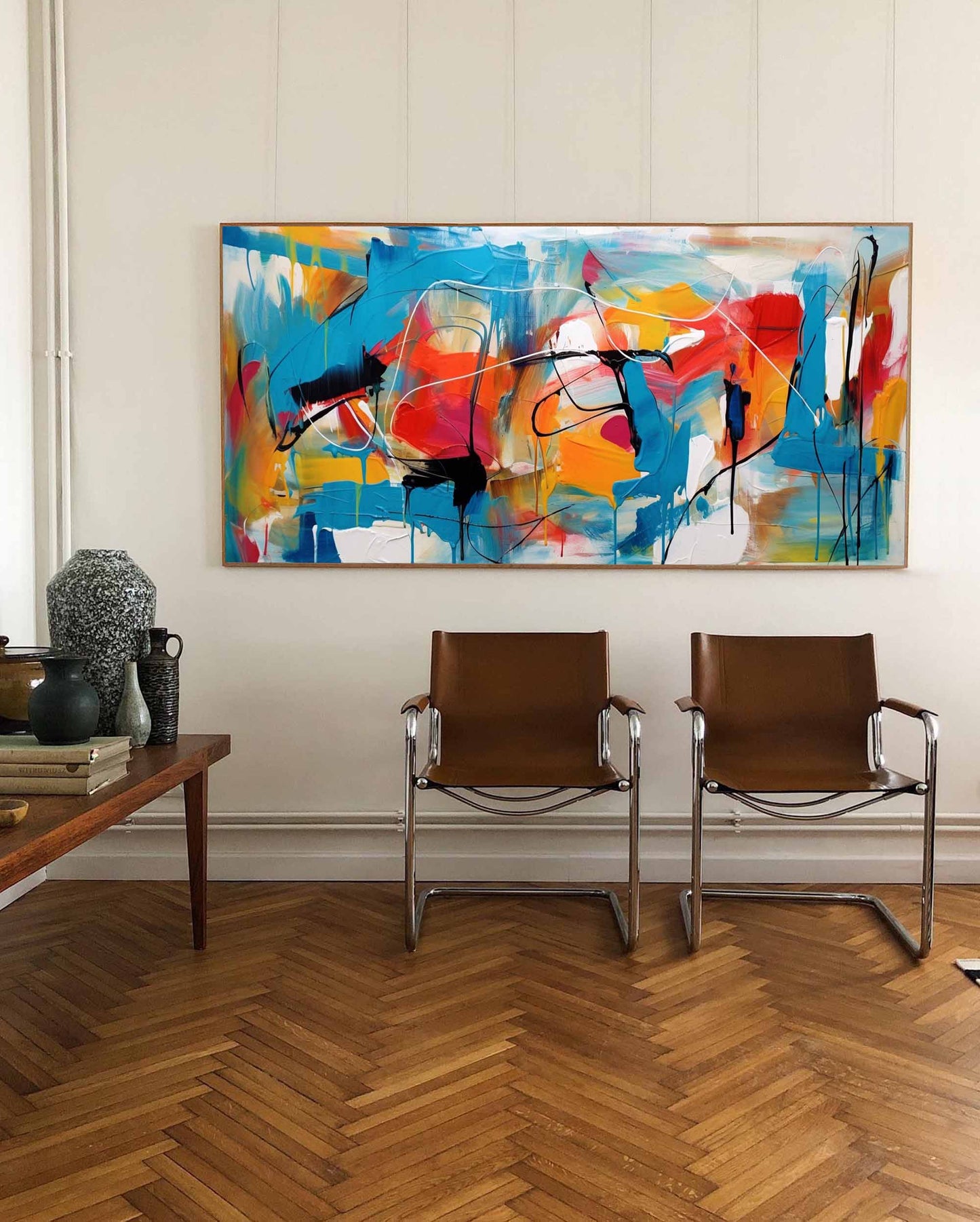 Urban Chaos - Large Abstract Expressionism Painting