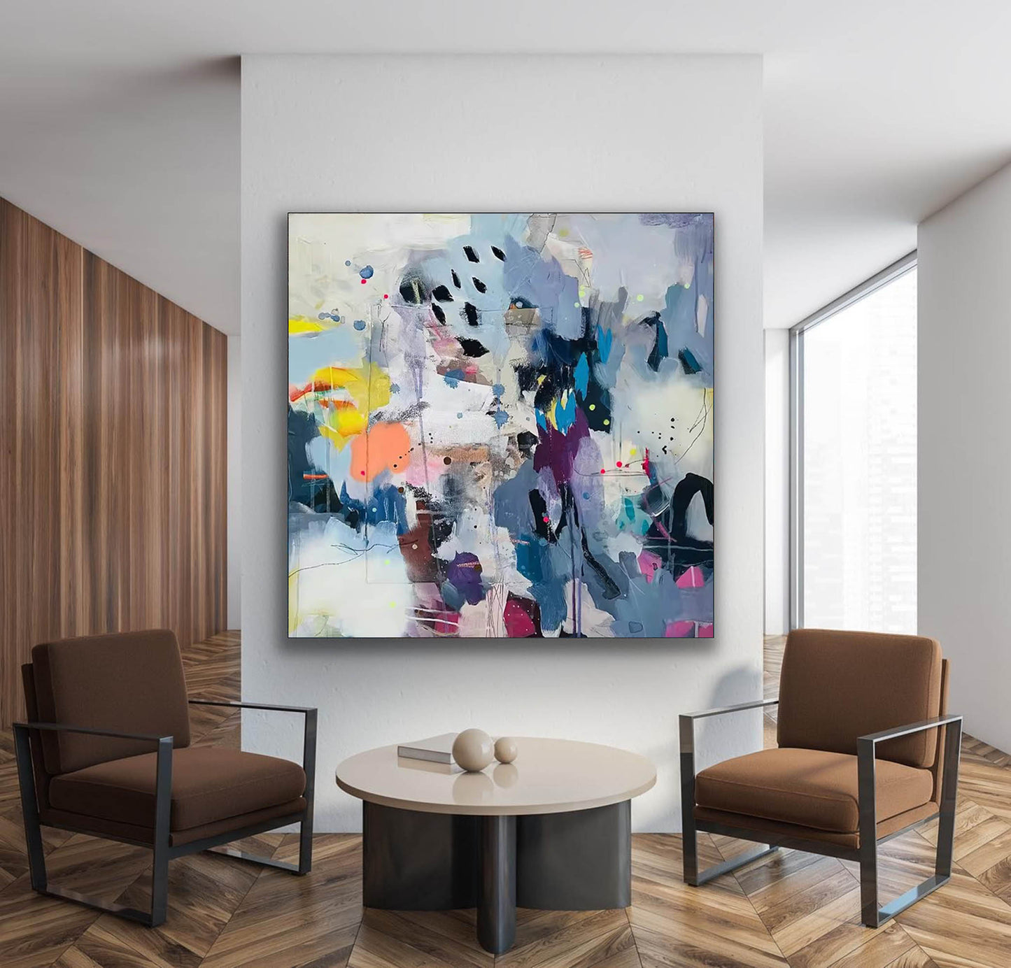 Urban Splash - Graffiti Wall Art Colorful Abstract Canvas