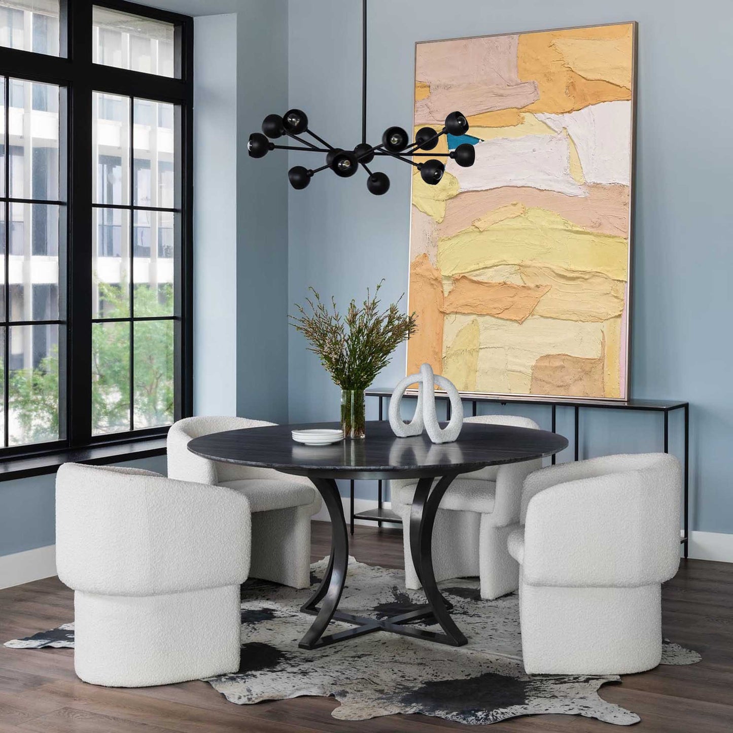 Desert Sun - Abstract Textured Paintings in Warm Earth Tones