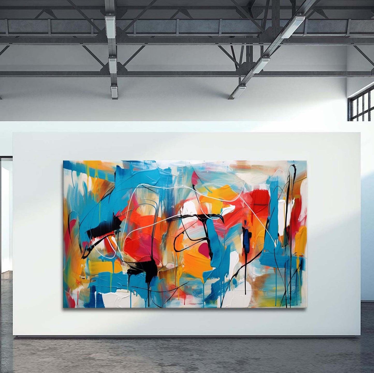 Urban Chaos - Large Abstract Expressionism Painting