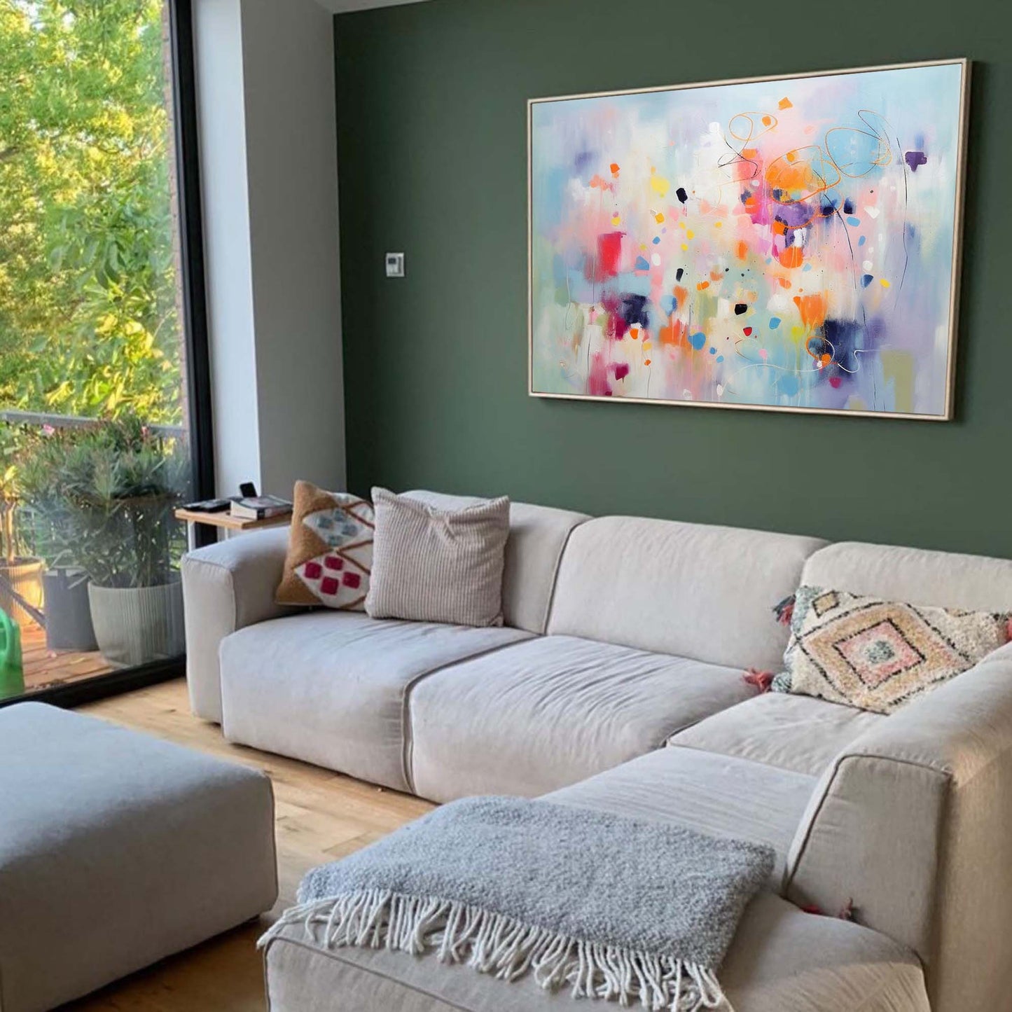 Joyful Celebration - Uplifting Original Abstract Painting