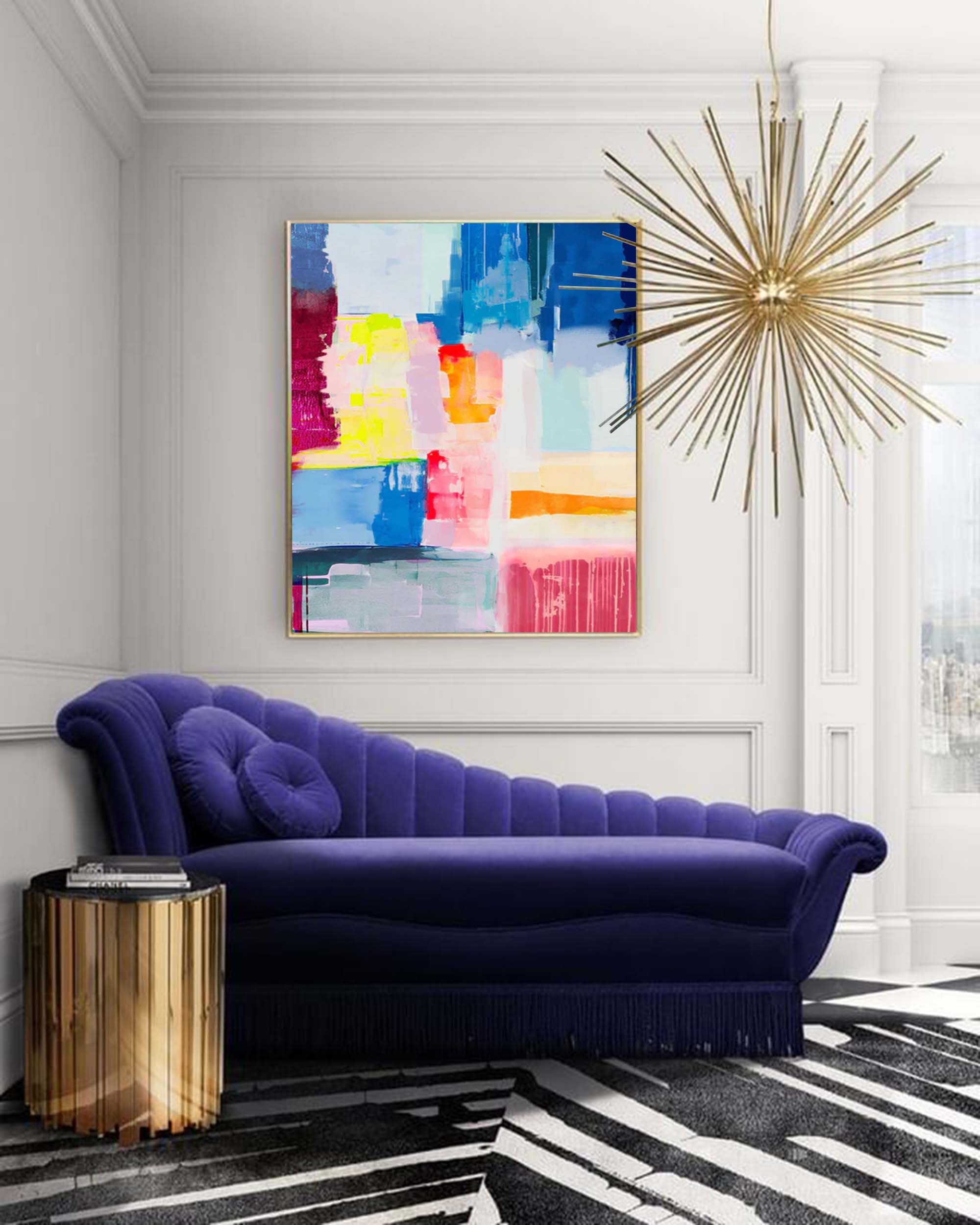Abstract Canvas Art #AB003