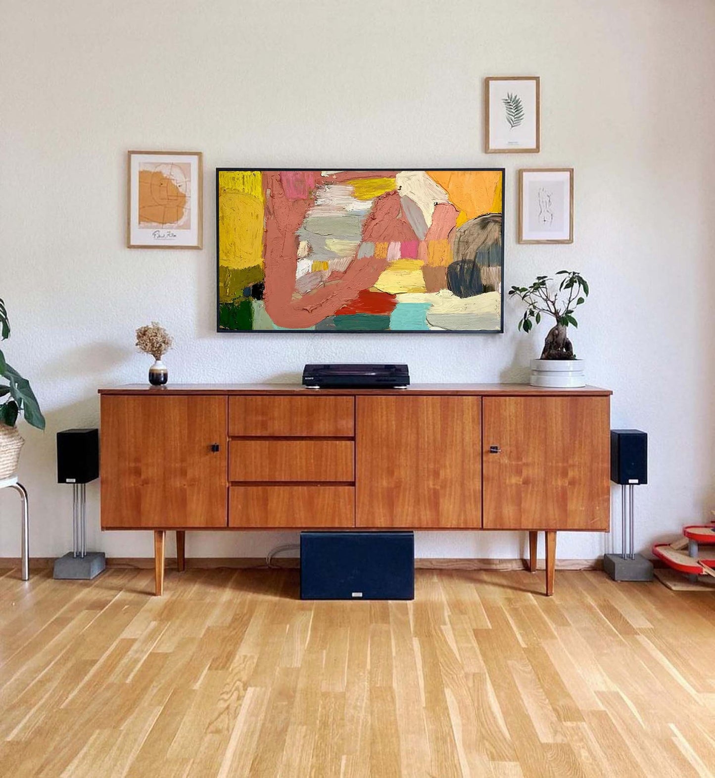 Earthen Flow - Expressive Paintings with Texture, Contemporary Impasto Art