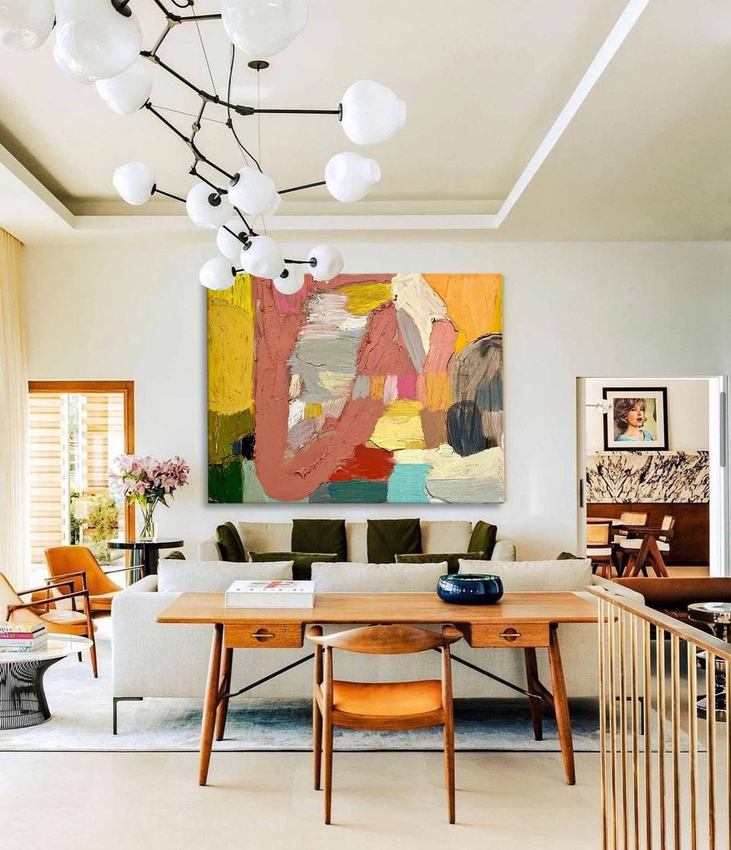 Earthen Flow - Expressive Paintings with Texture, Contemporary Impasto Art