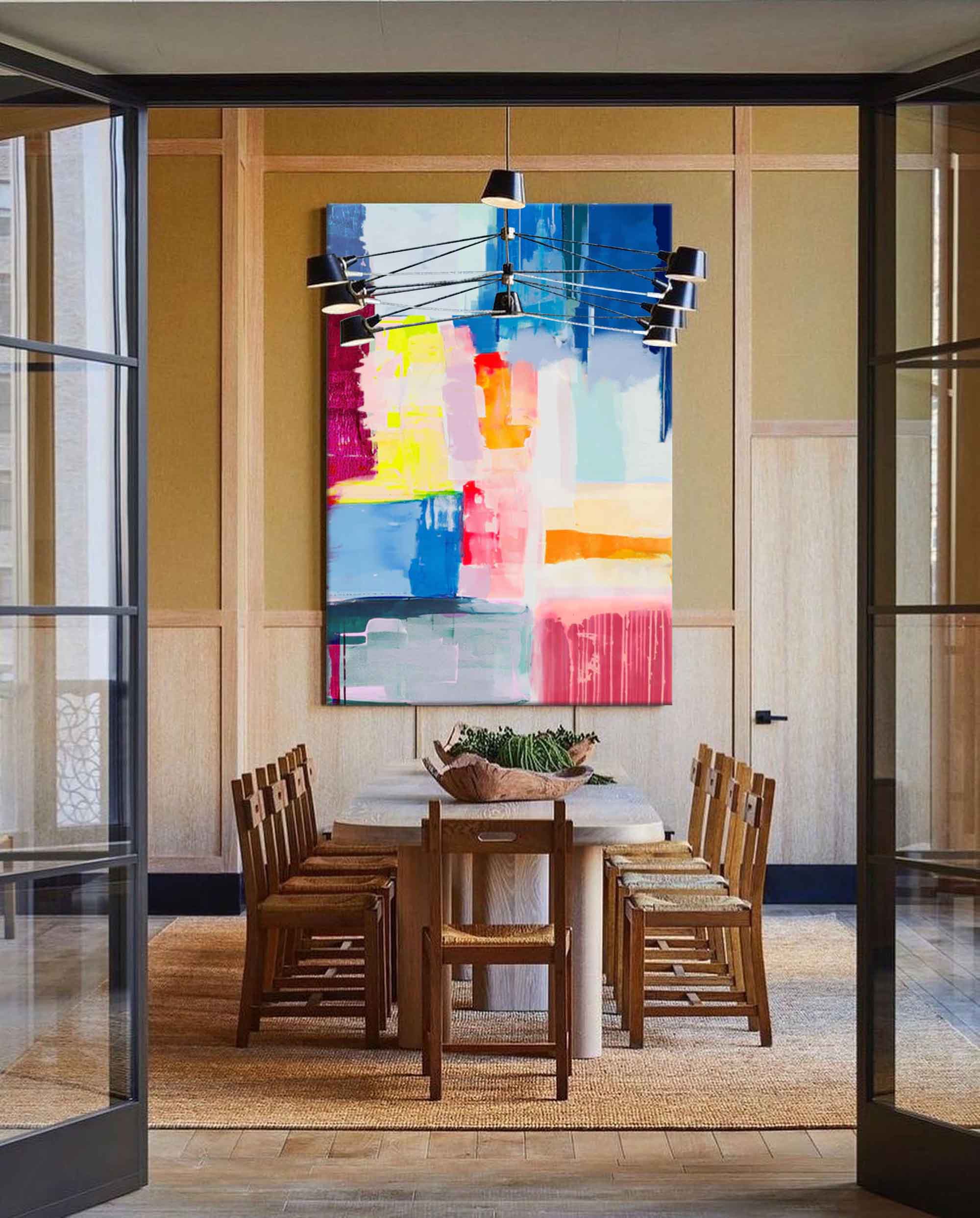Abstract Canvas Art #AB003